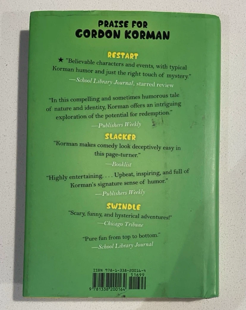 🏈 LIKE NEW Whatshisface by Gordon Korman - photo 4