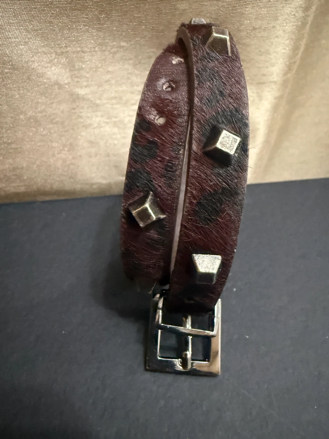 🏈Leopard Print Studded Wrap Bracelet - photo 4