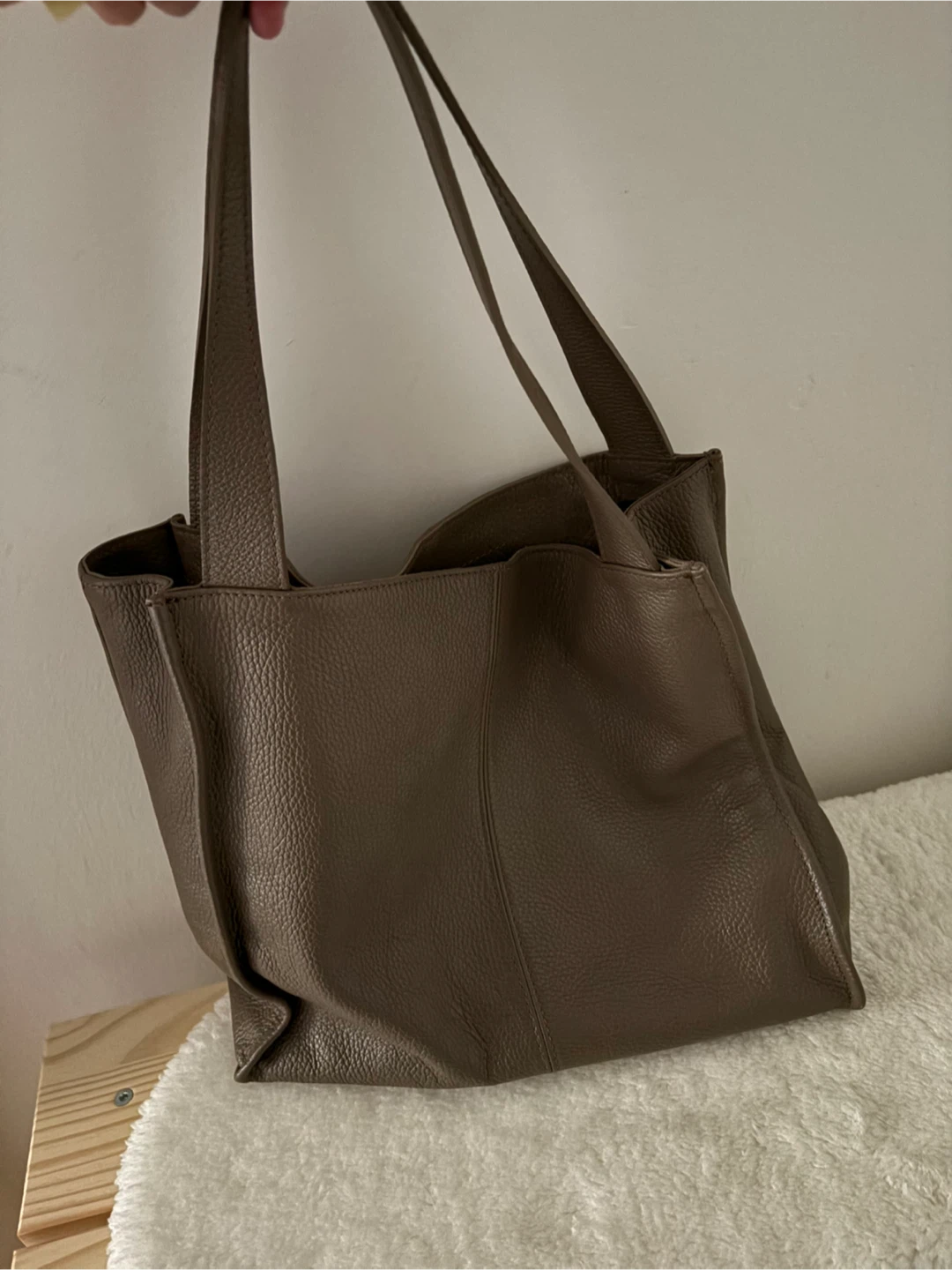 Italian Genuine Leather Tote Bag