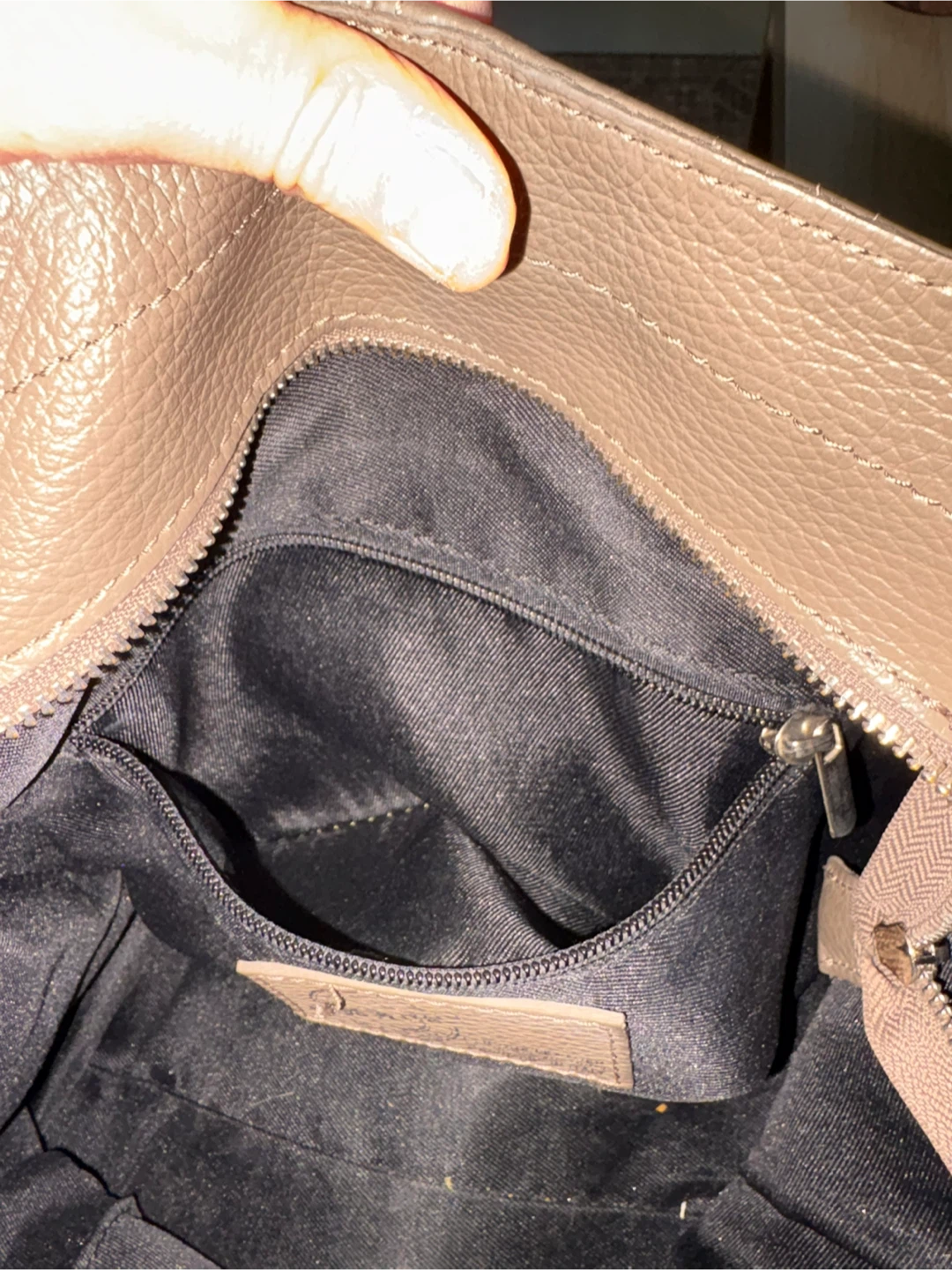 Italian Genuine Leather Tote Bag - photo 4