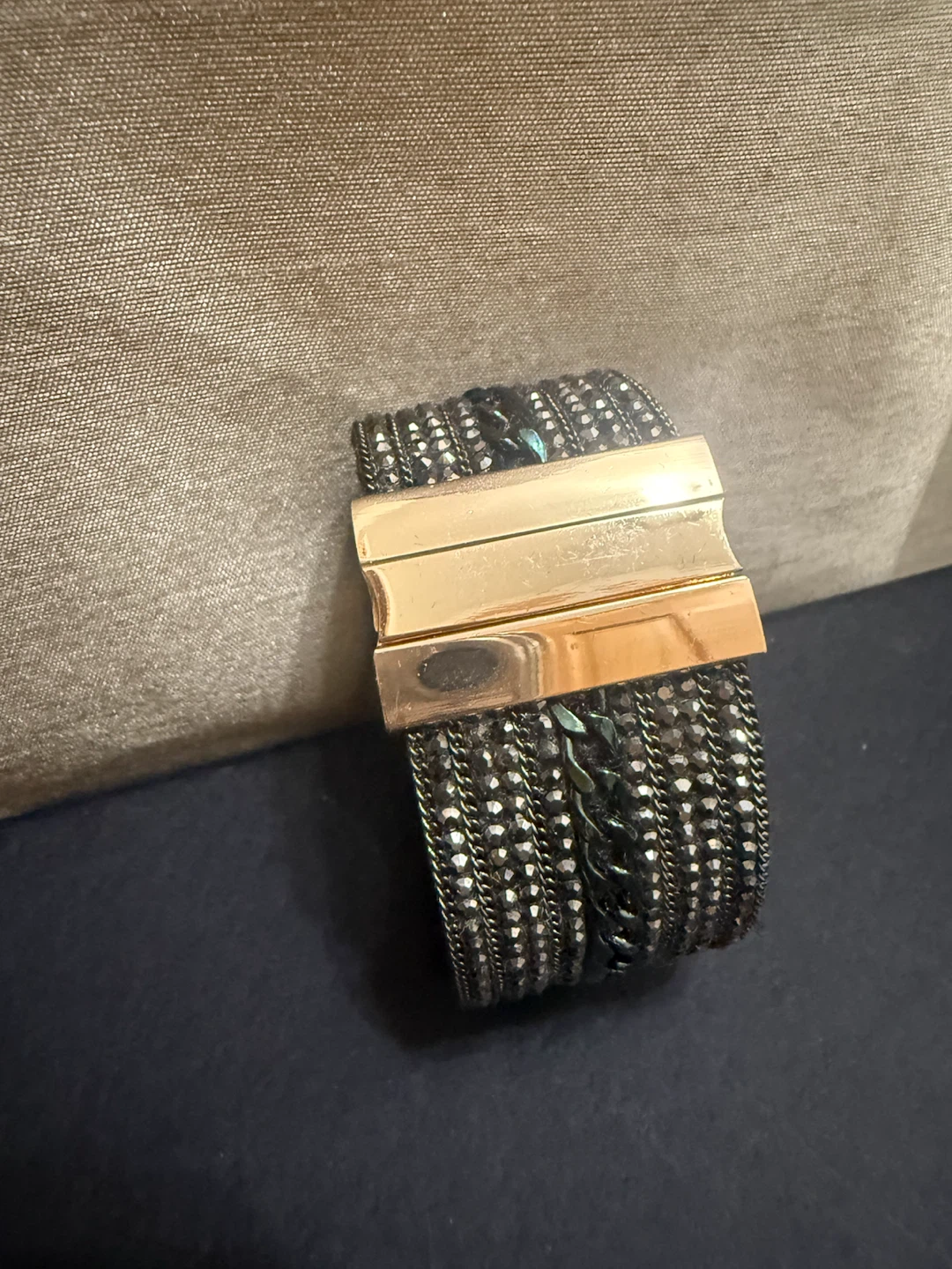 🏈Sparkly Rhinestone Cuff Bracelet - photo 3