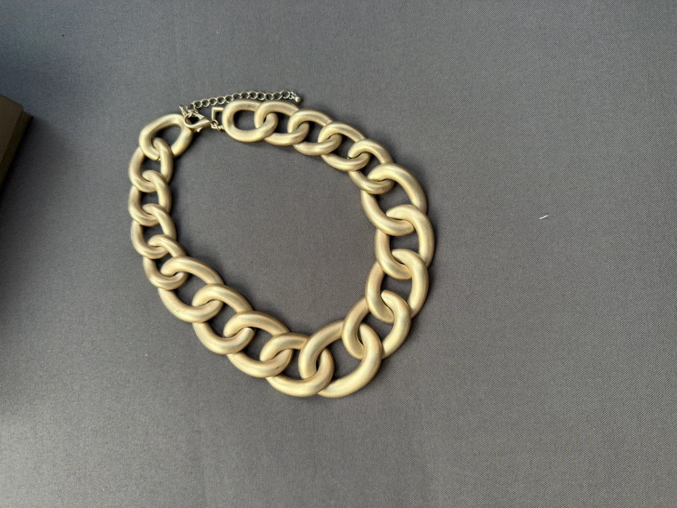 Gold Tone Chunky Chain Necklace - photo 2