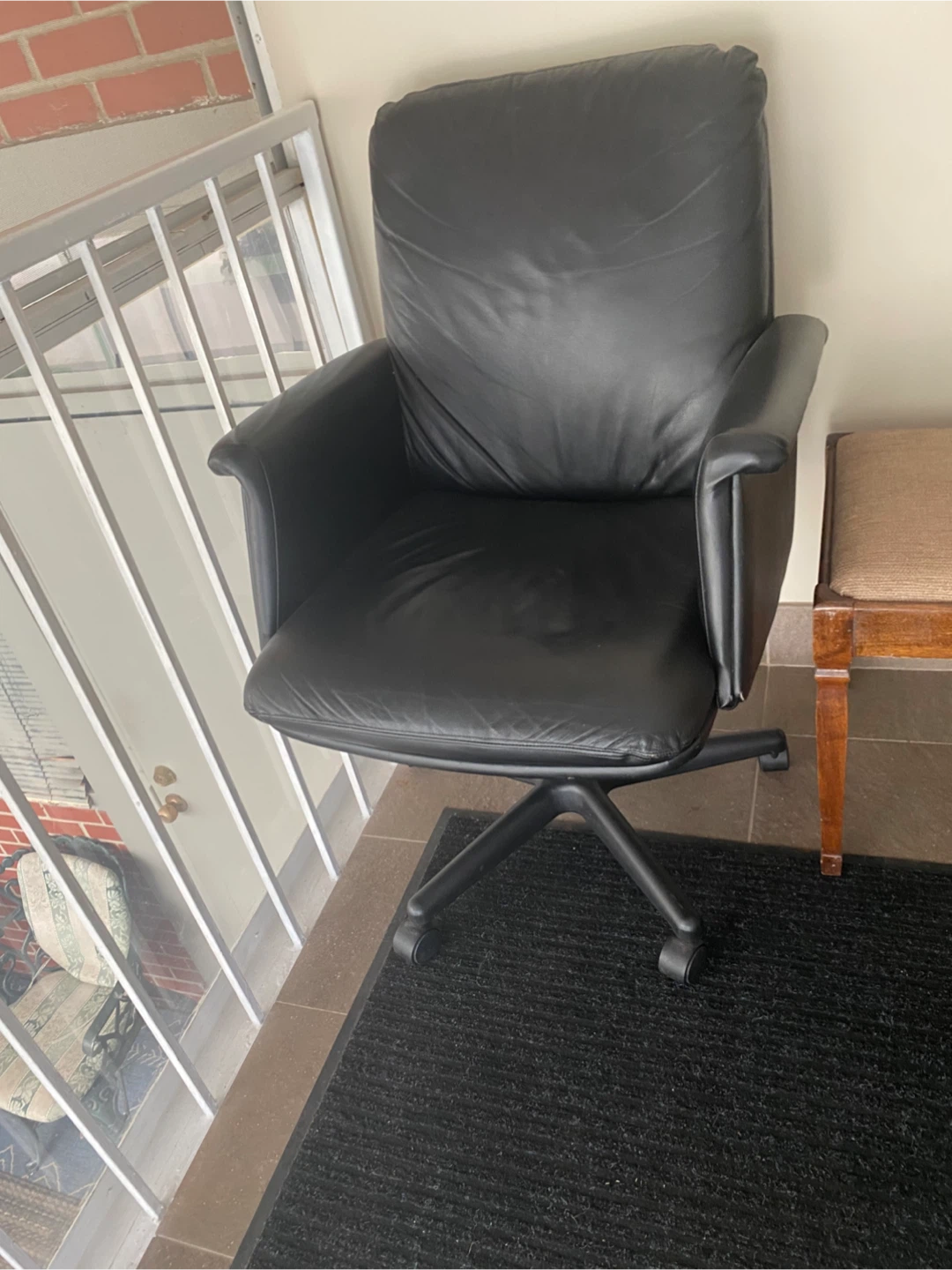 Leather office chair