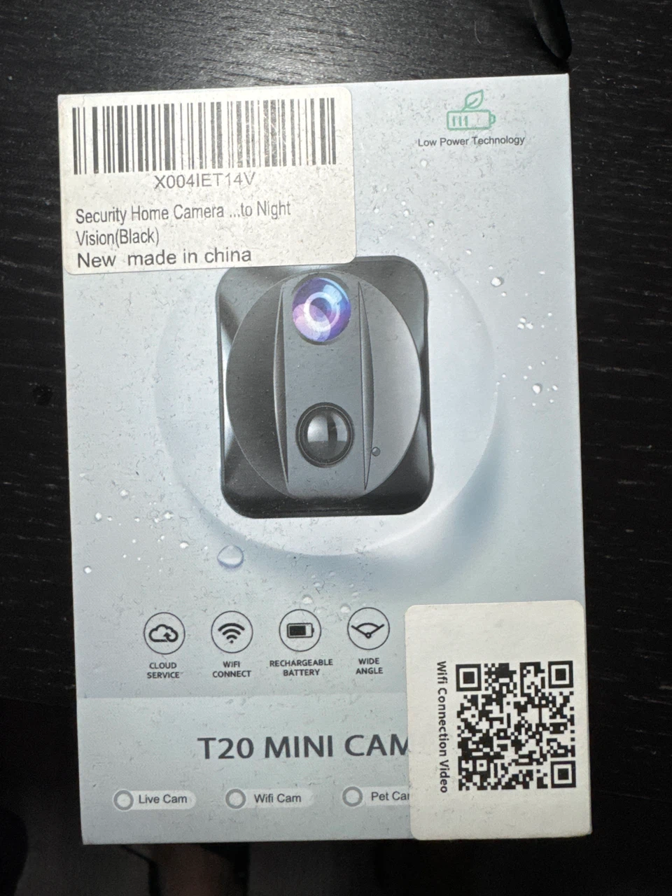 T20 Mini Security Home Camera