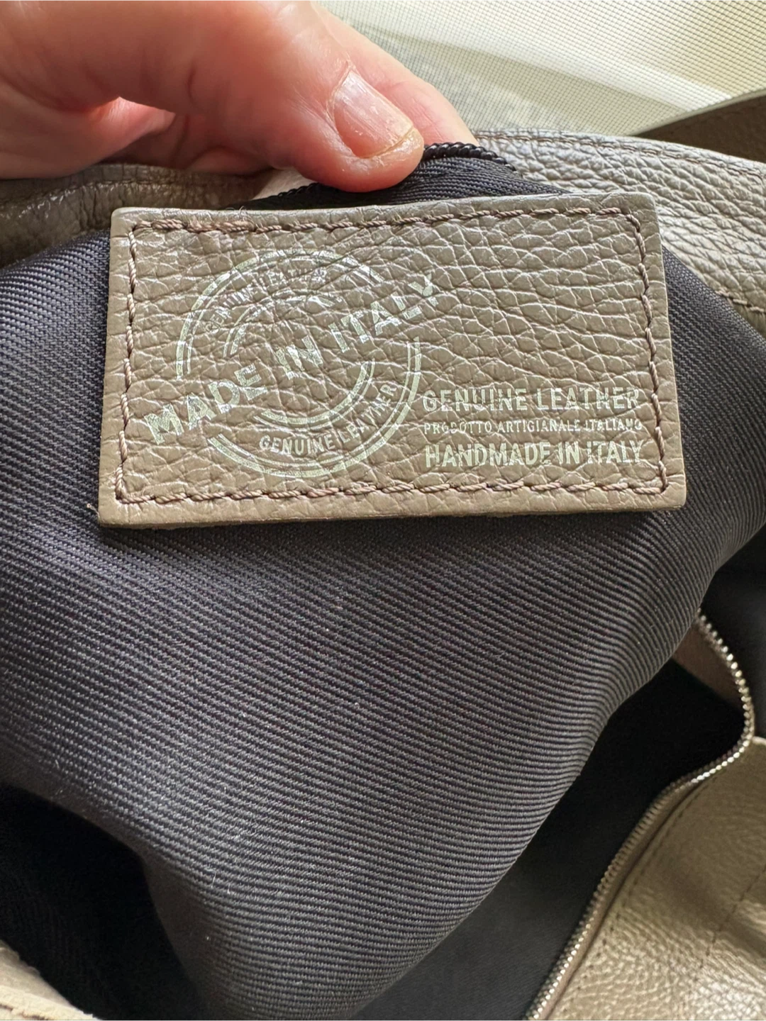 Italian Genuine Leather Tote Bag - photo 5