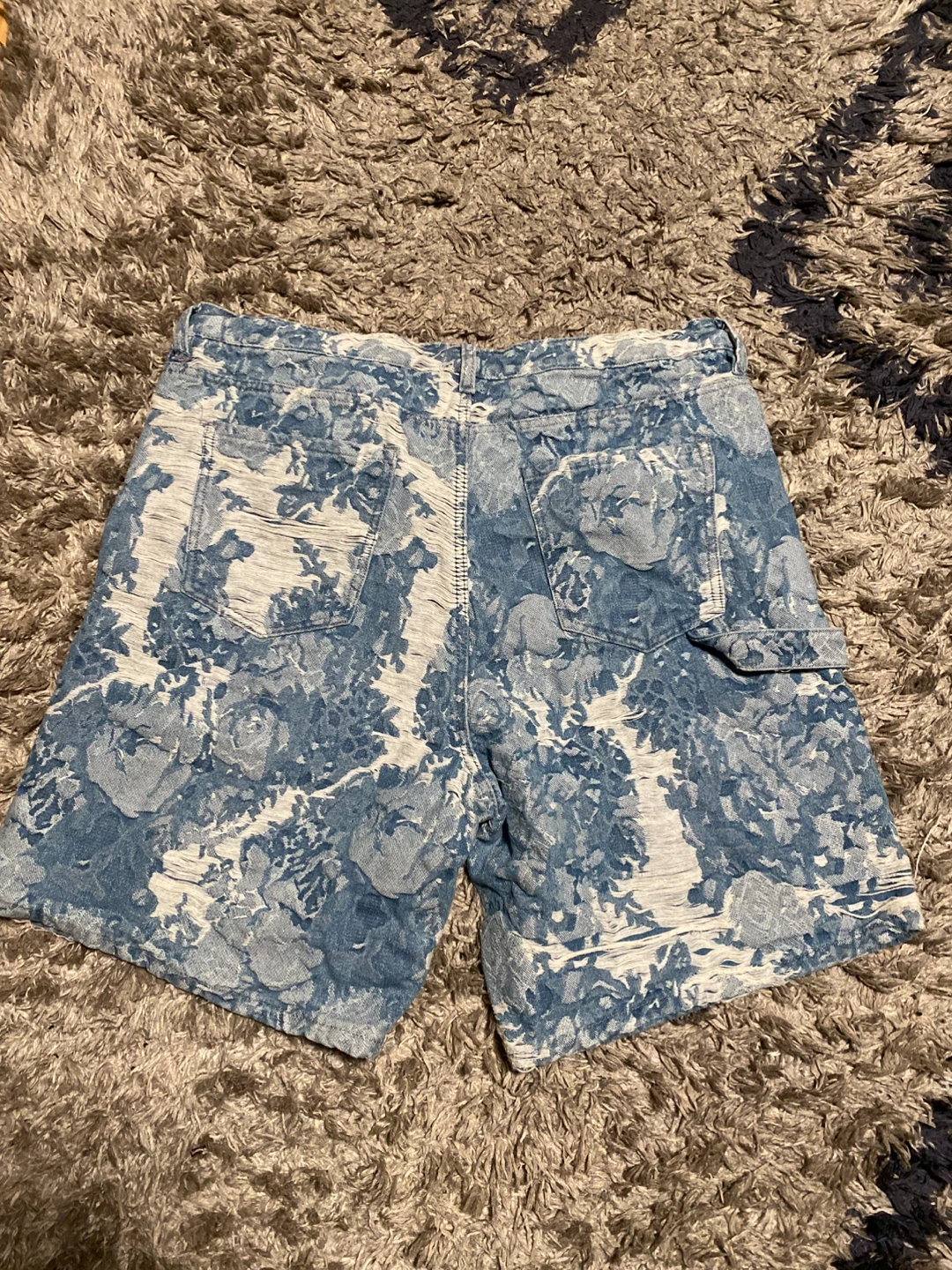 NOVAMEN Floral Denim Shorts - photo 2