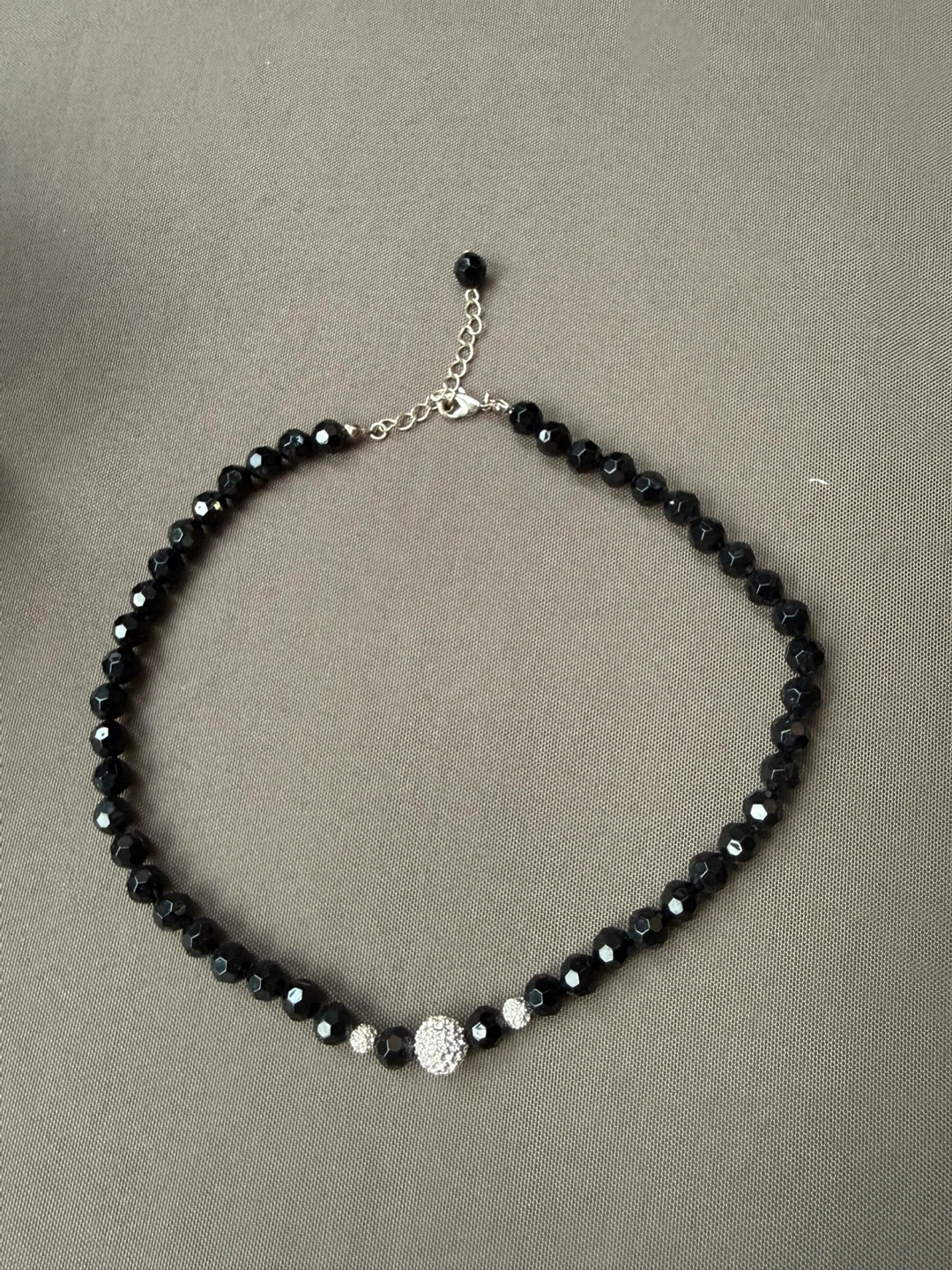 Black Beaded Necklace - photo 2