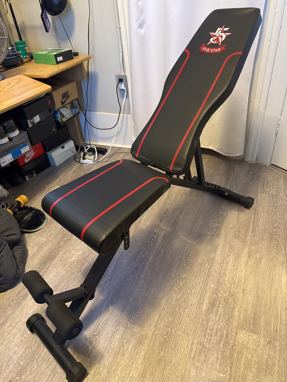 Five Star Weight Bench and Magma Dumbbell Set