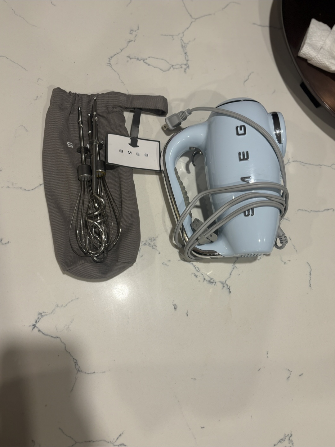 Smeg Hand Mixer - Pastel Blue - photo 2