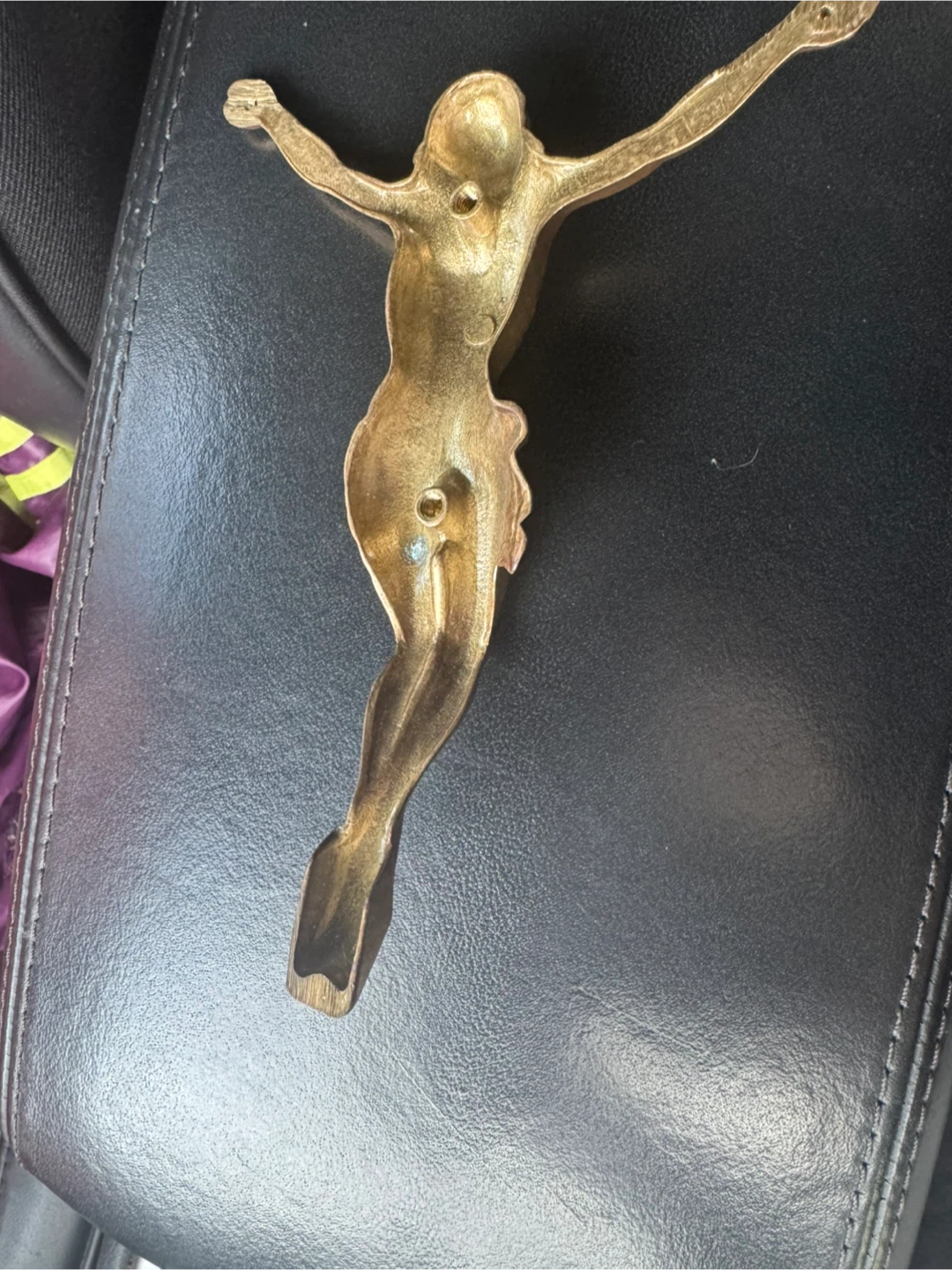 Vintage Brass Corpus Figure - photo 2