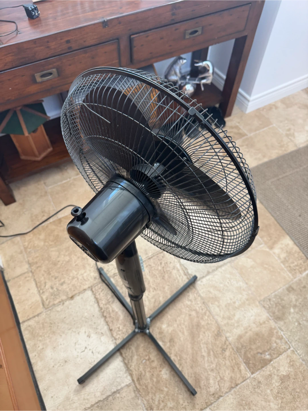 Black Standing Pedestal Fan - photo 2