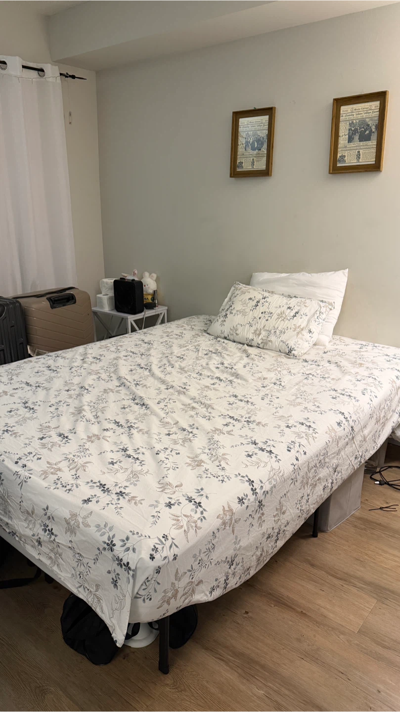 Metal bed frame with mattress - Urgent salee!!!