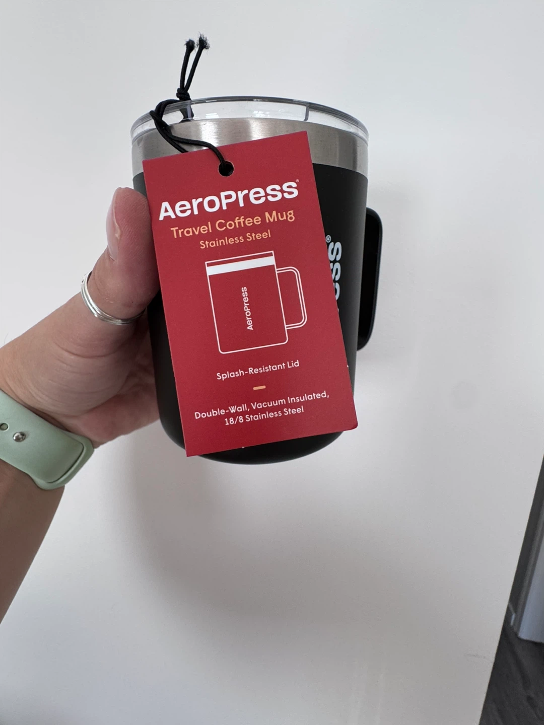 AeroPress Travel Coffee Mug - Black - photo 3