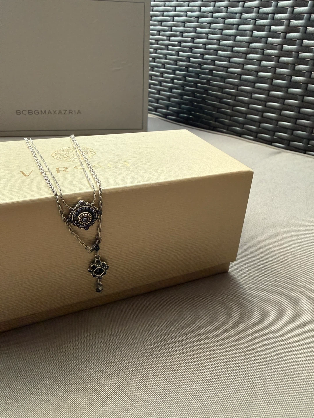 Silver Tone Layered Necklace