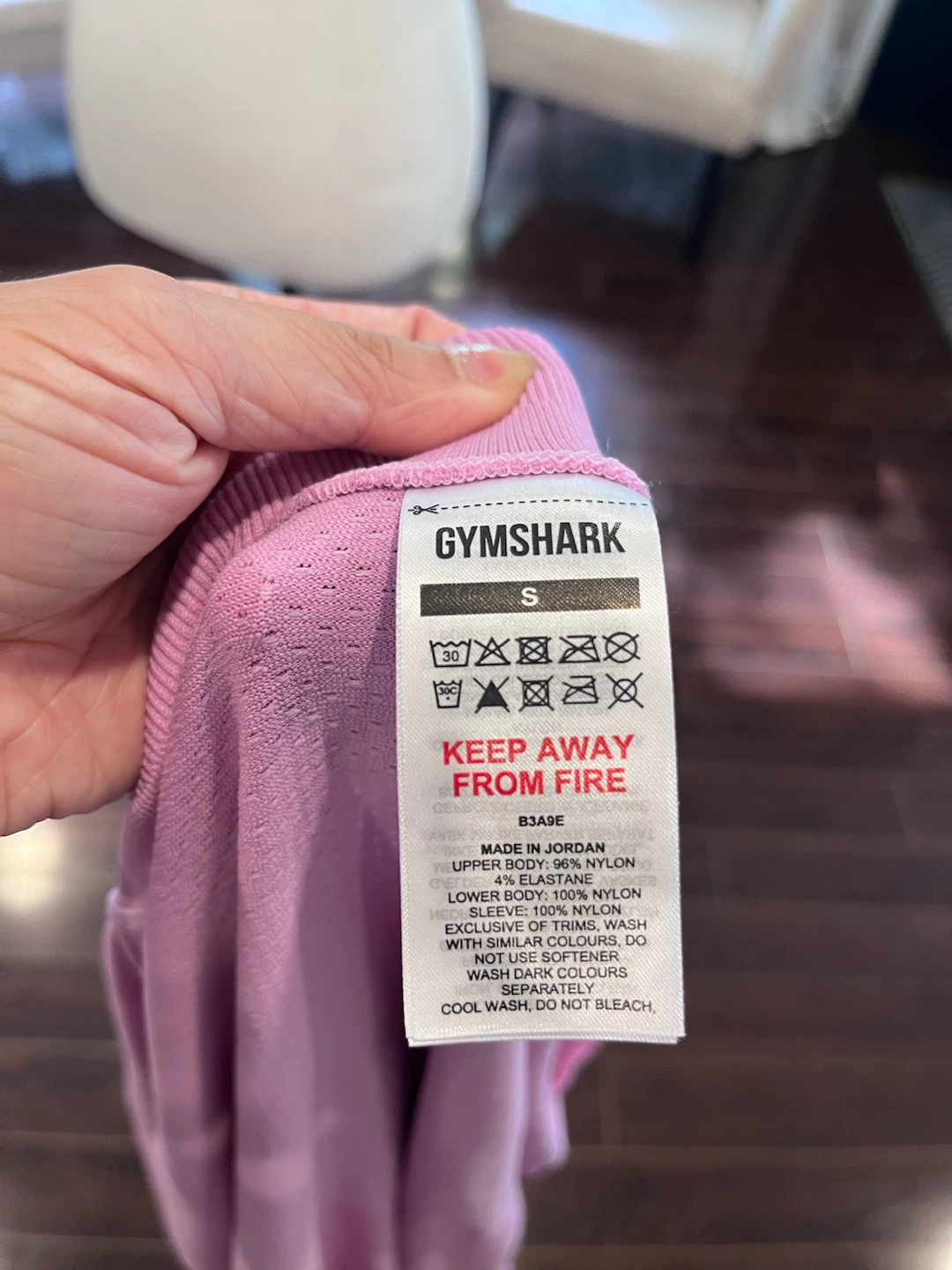 Gymshark Pink Long Sleeve Top - photo 3