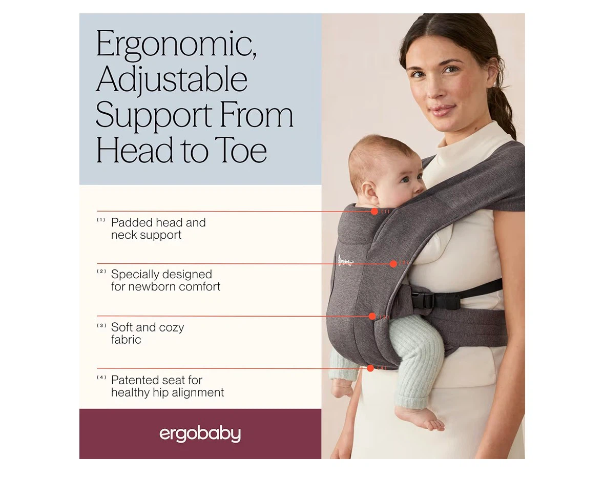 New! Ergobaby Embrace Newborn Baby Carrier - photo 4