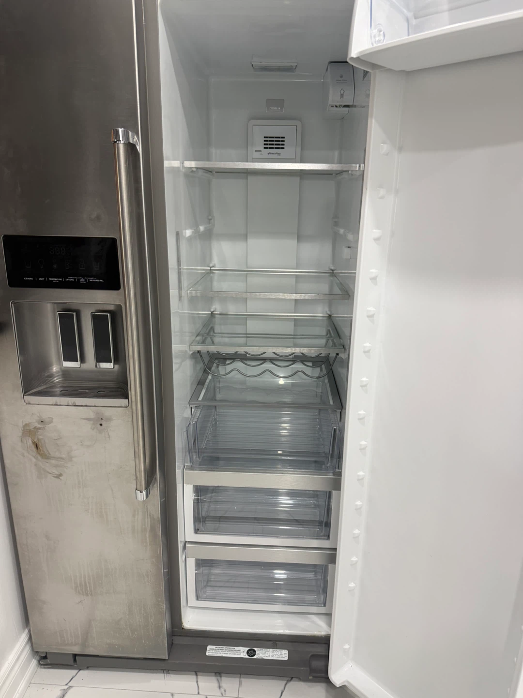 KitchenAid Stainless Steel Side-by-Side Refrigerator - photo 3
