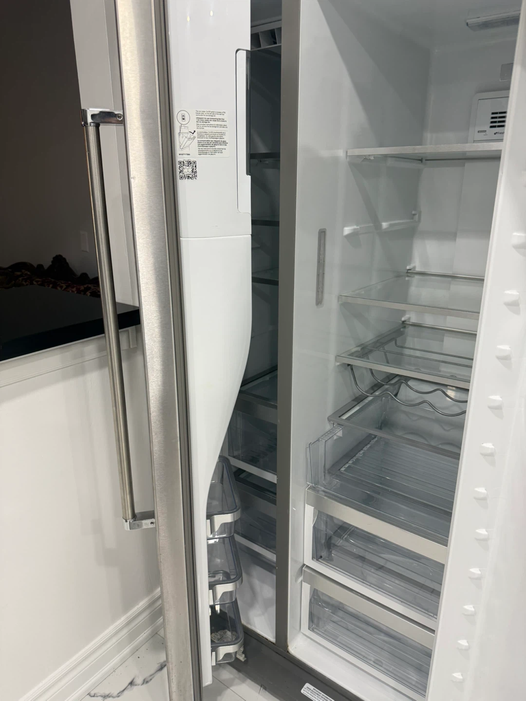 KitchenAid Stainless Steel Side-by-Side Refrigerator - photo 4