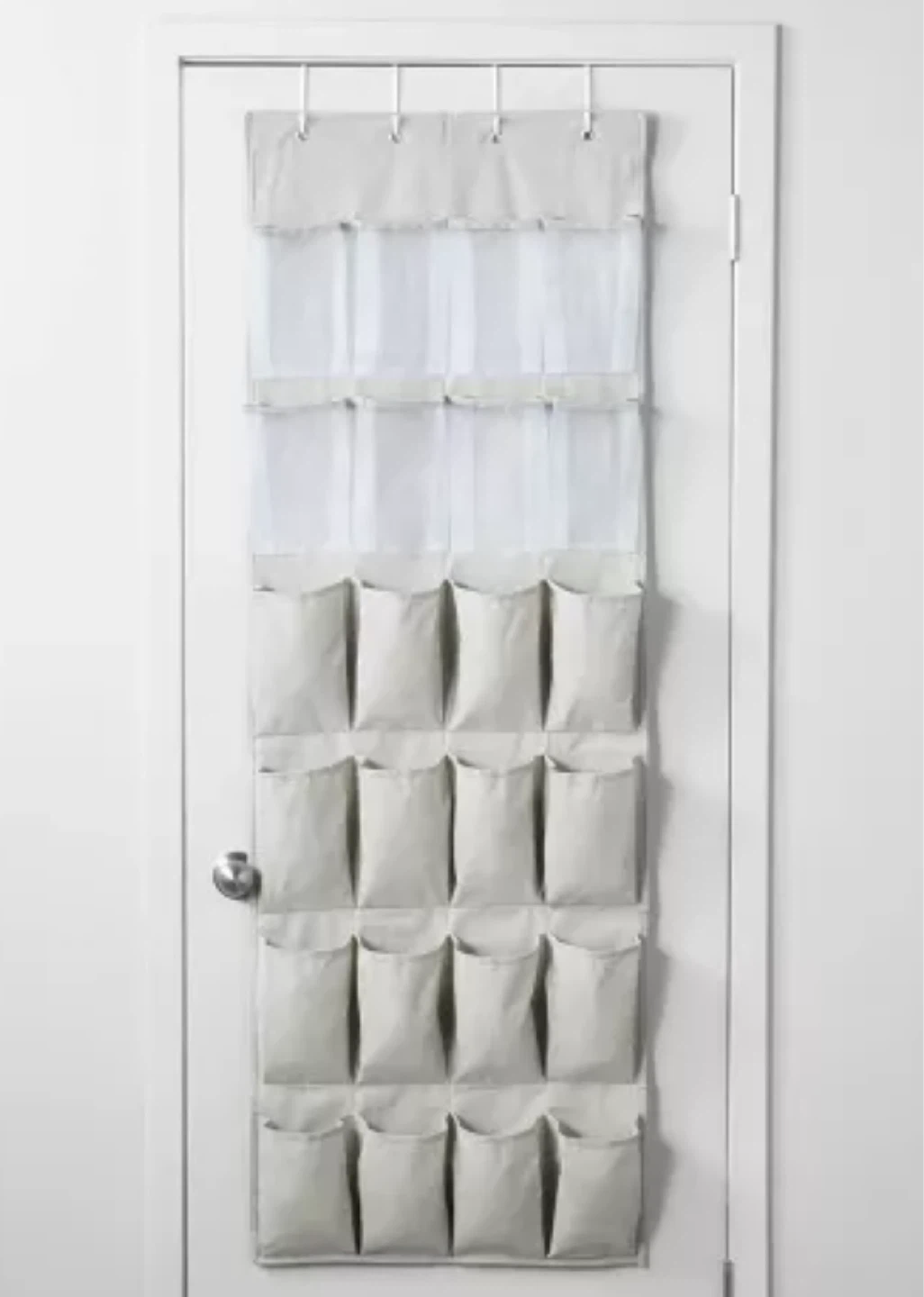 5- Shelf Hanging Fabric Organizer + Shoe Organizer - photo 2