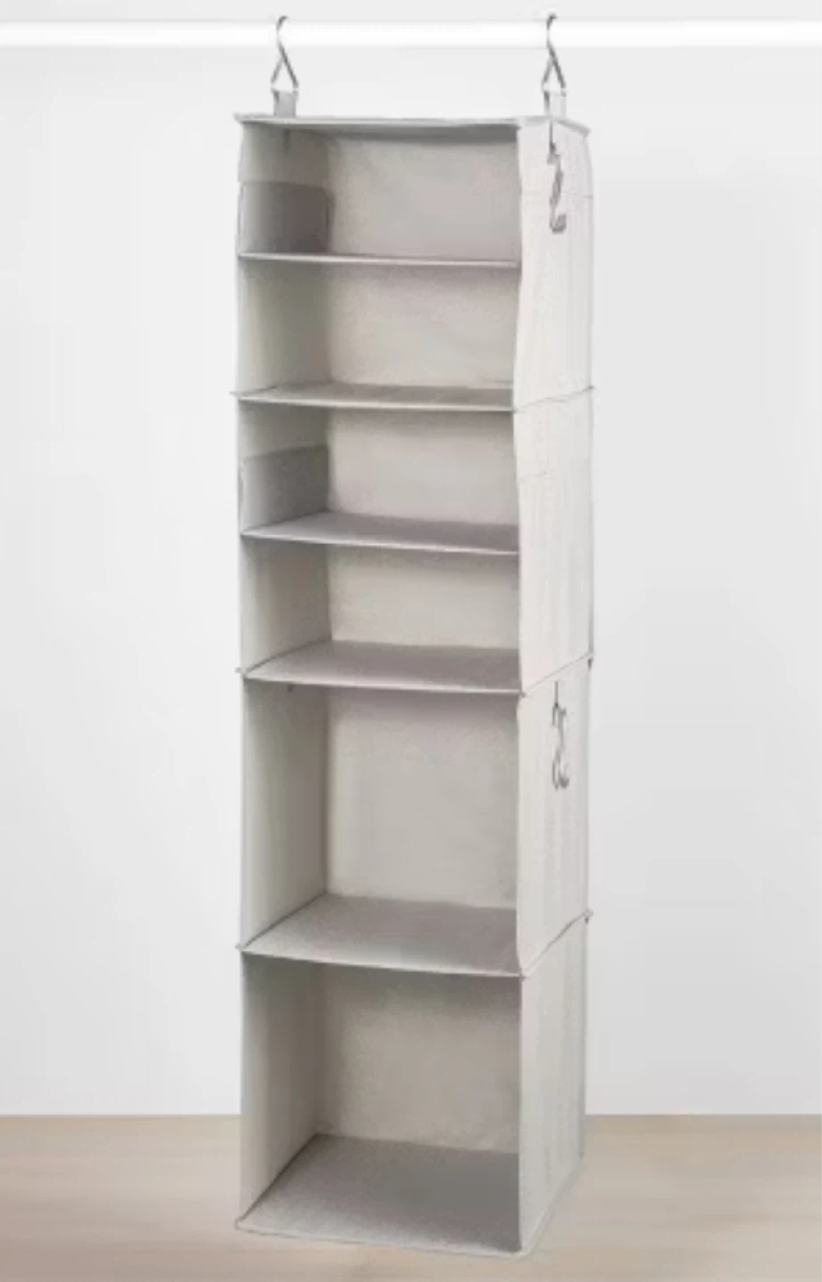 5- Shelf Hanging Fabric Organizer + Shoe Organizer