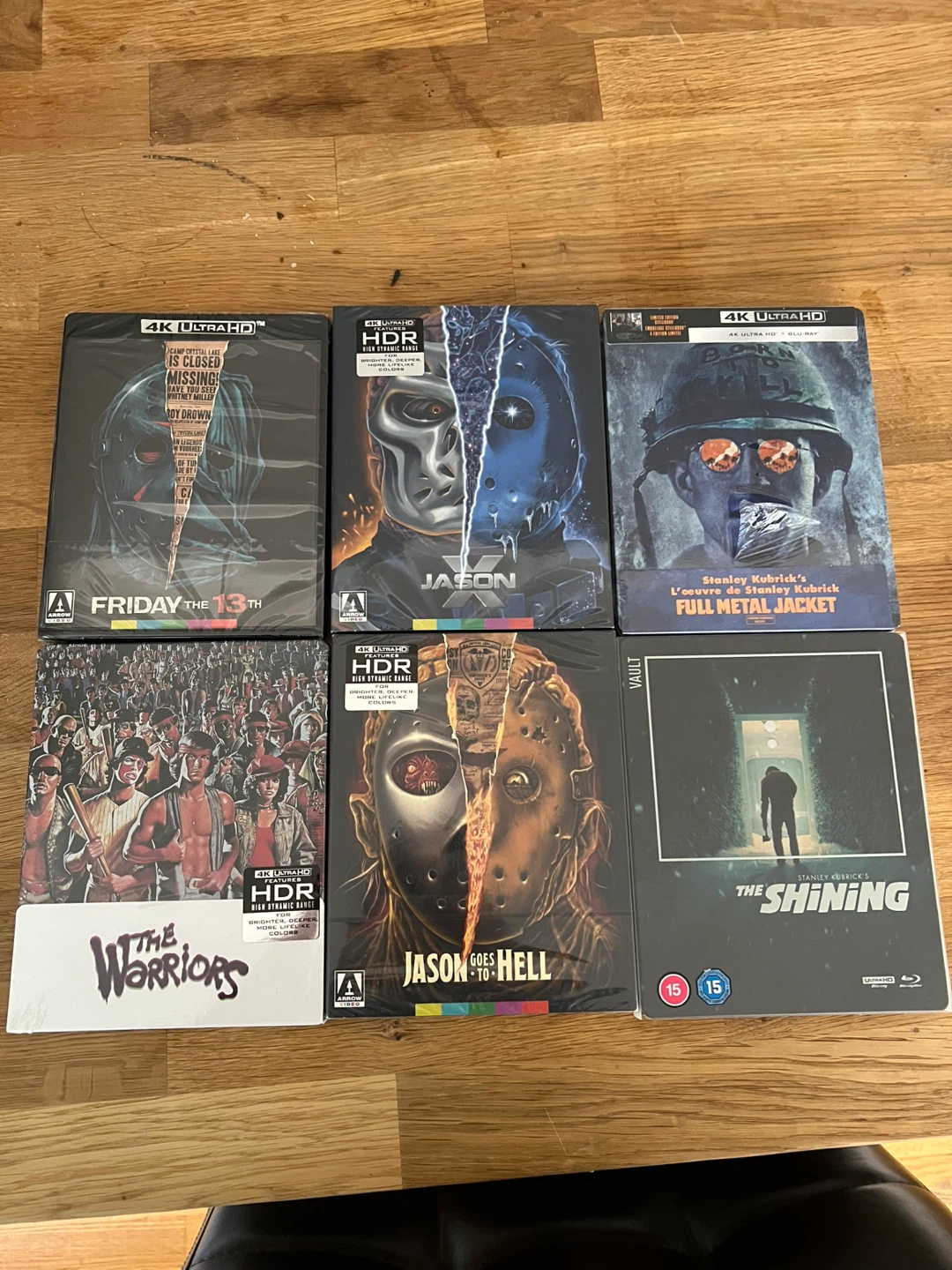 Set of 6 Boutique 4ks (Arrow Video, Film Vault)