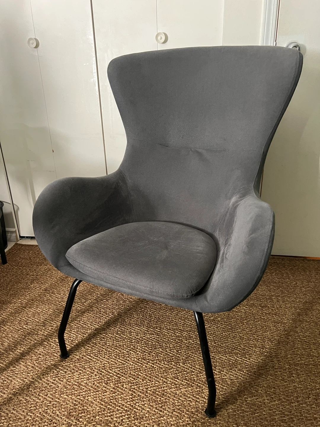 Modern Gray Accent Chair