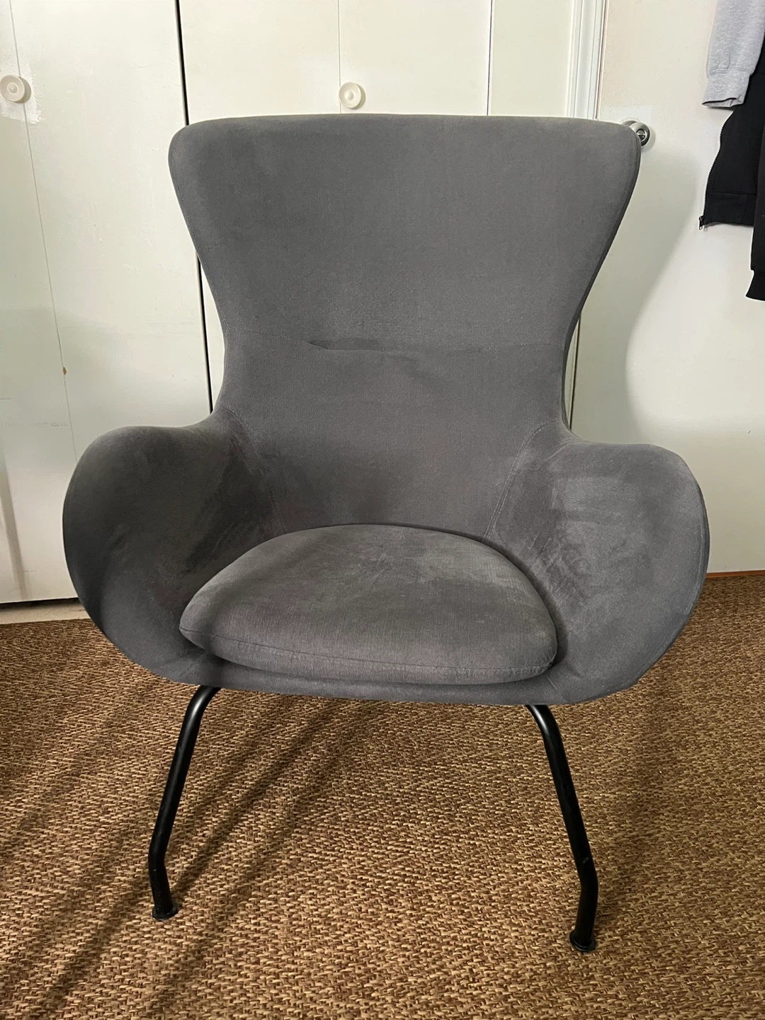 Modern Gray Accent Chair - photo 2