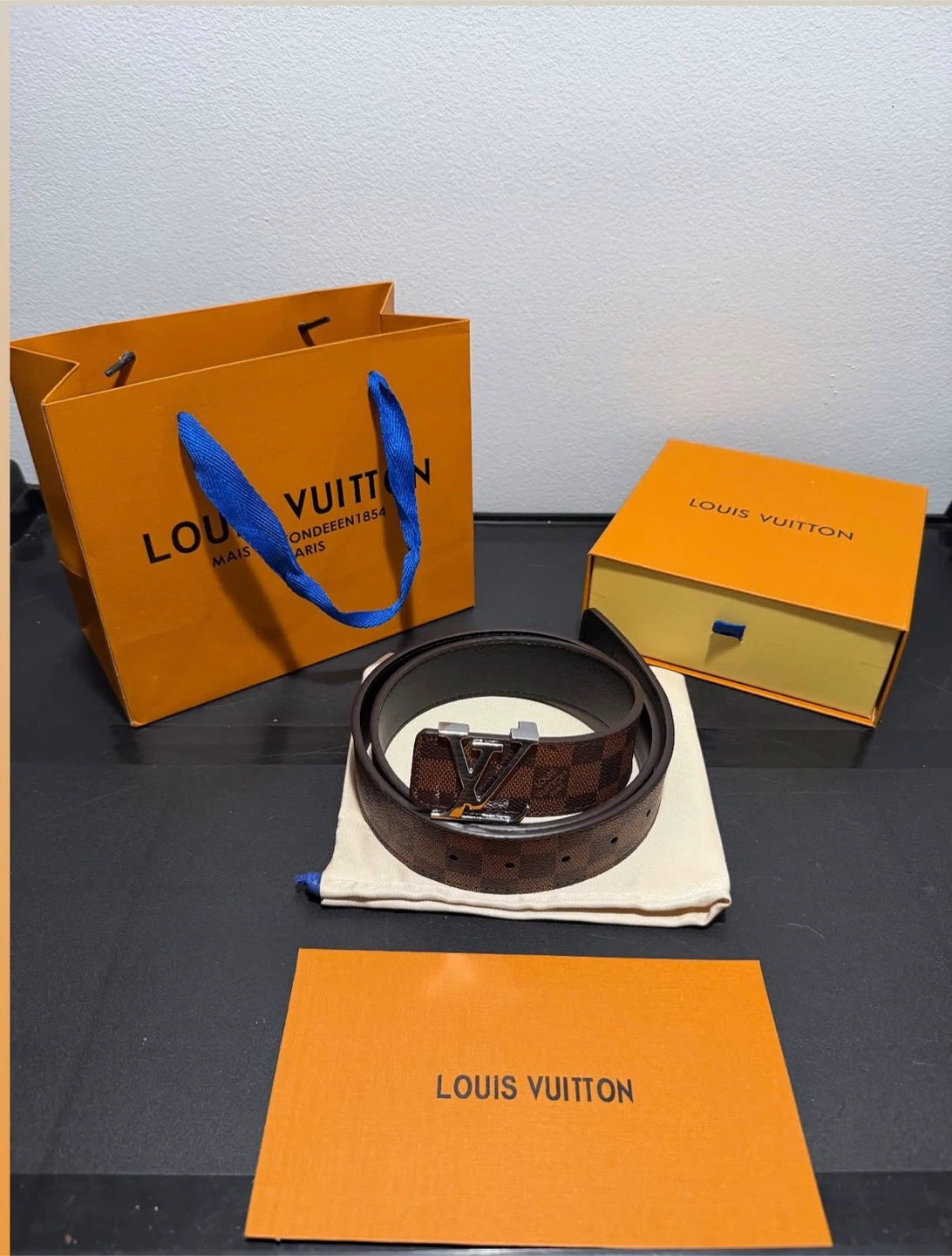 Louis Vuitton Damier Ebene Belt