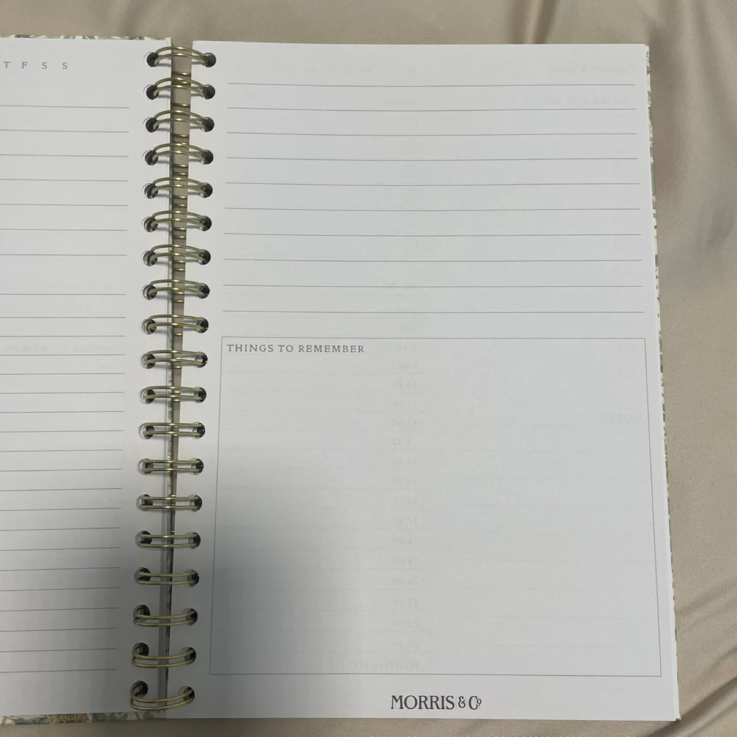 Morris & Co Daily Organizer Journal - photo 4