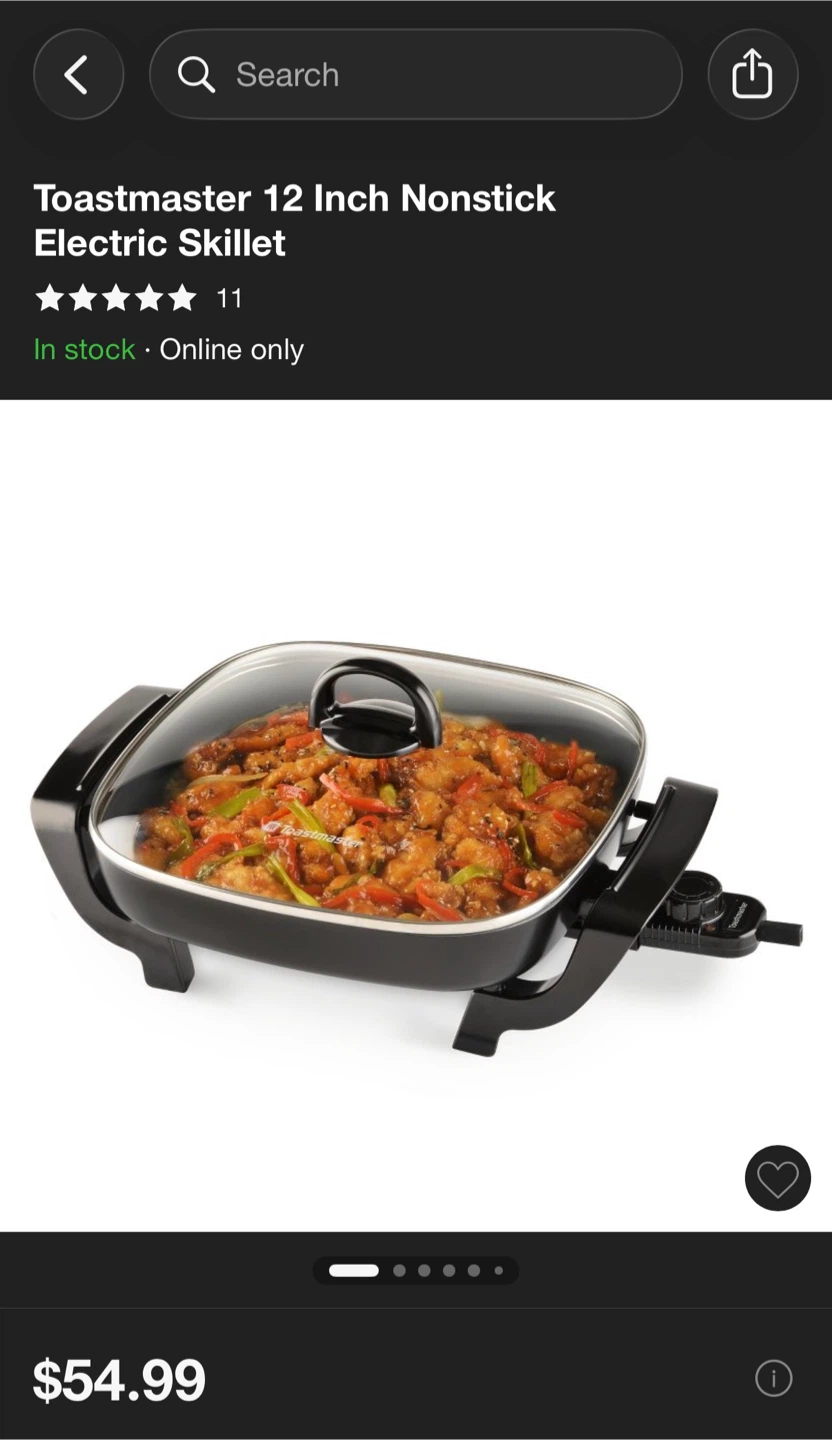 Toastmaster 12 Inch Nonstick Electric Skillet - photo 4