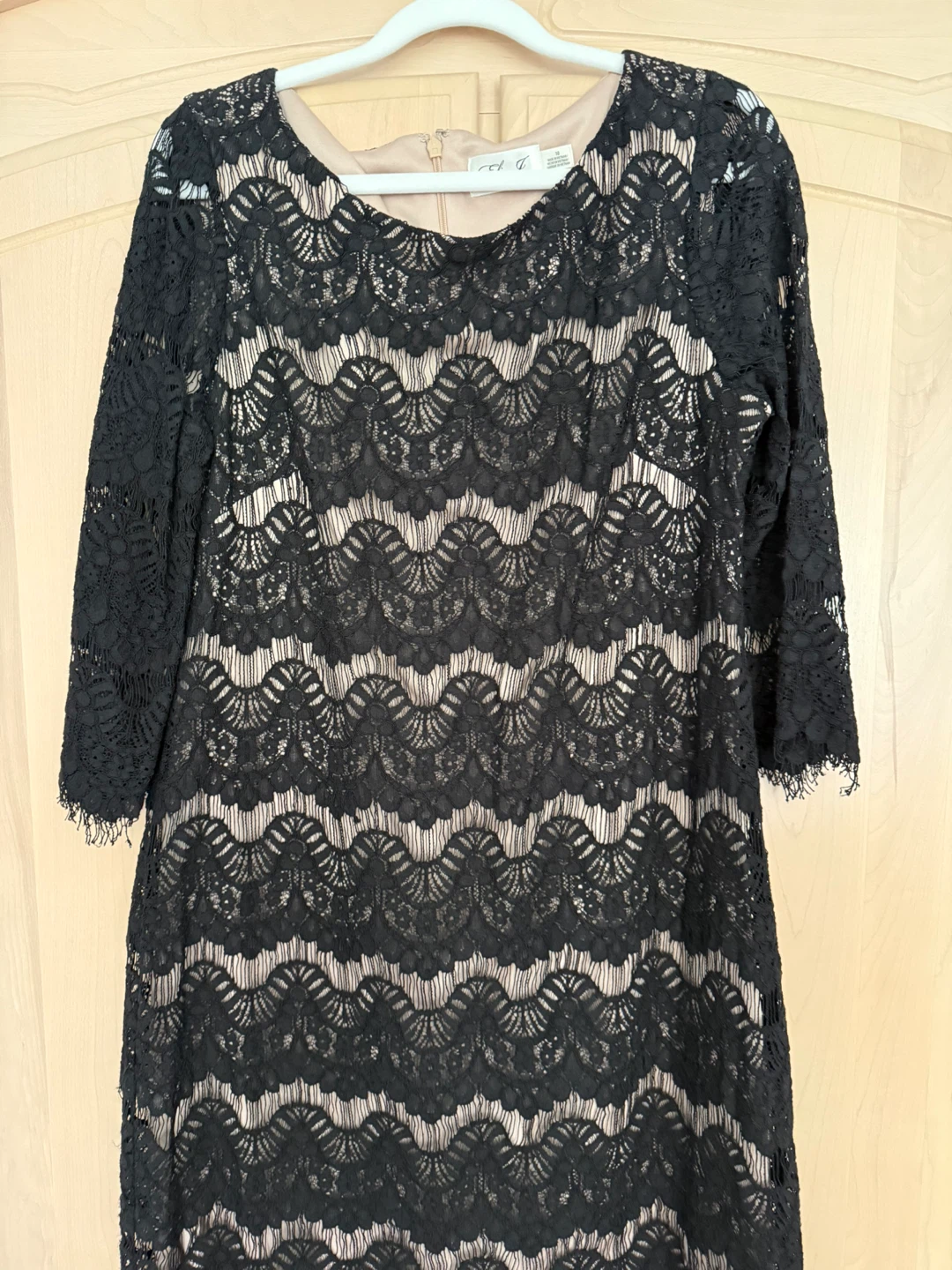 Eliza J Black Lace Dress size 10