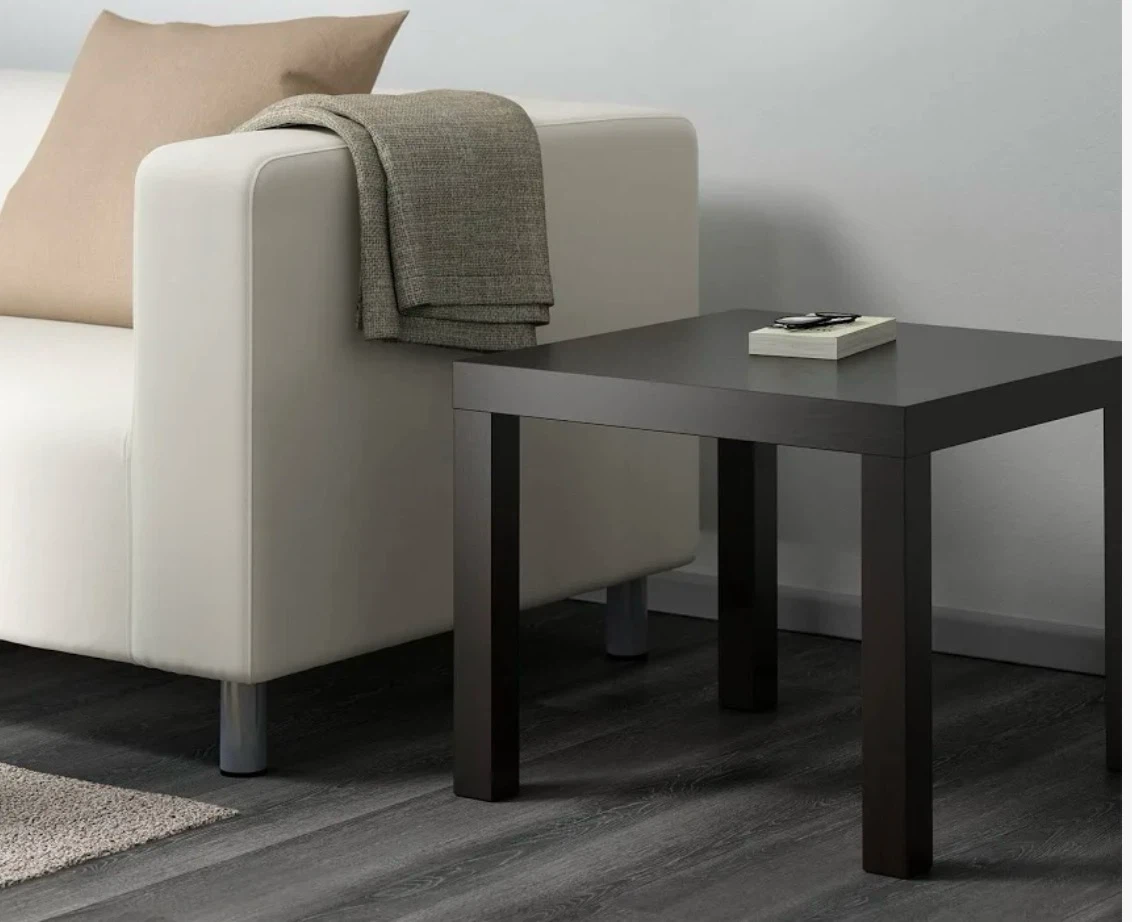 IKEA Lack Side Table Black-Brown