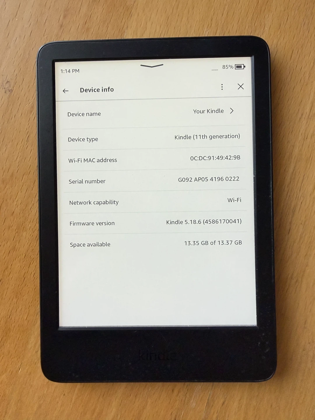 Amazon Kindle 11th Generation - photo 2