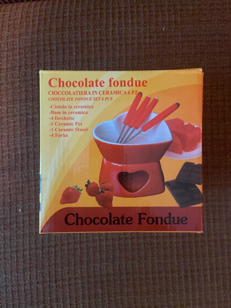 Ceramic Chocolate Fondue Set - photo 2