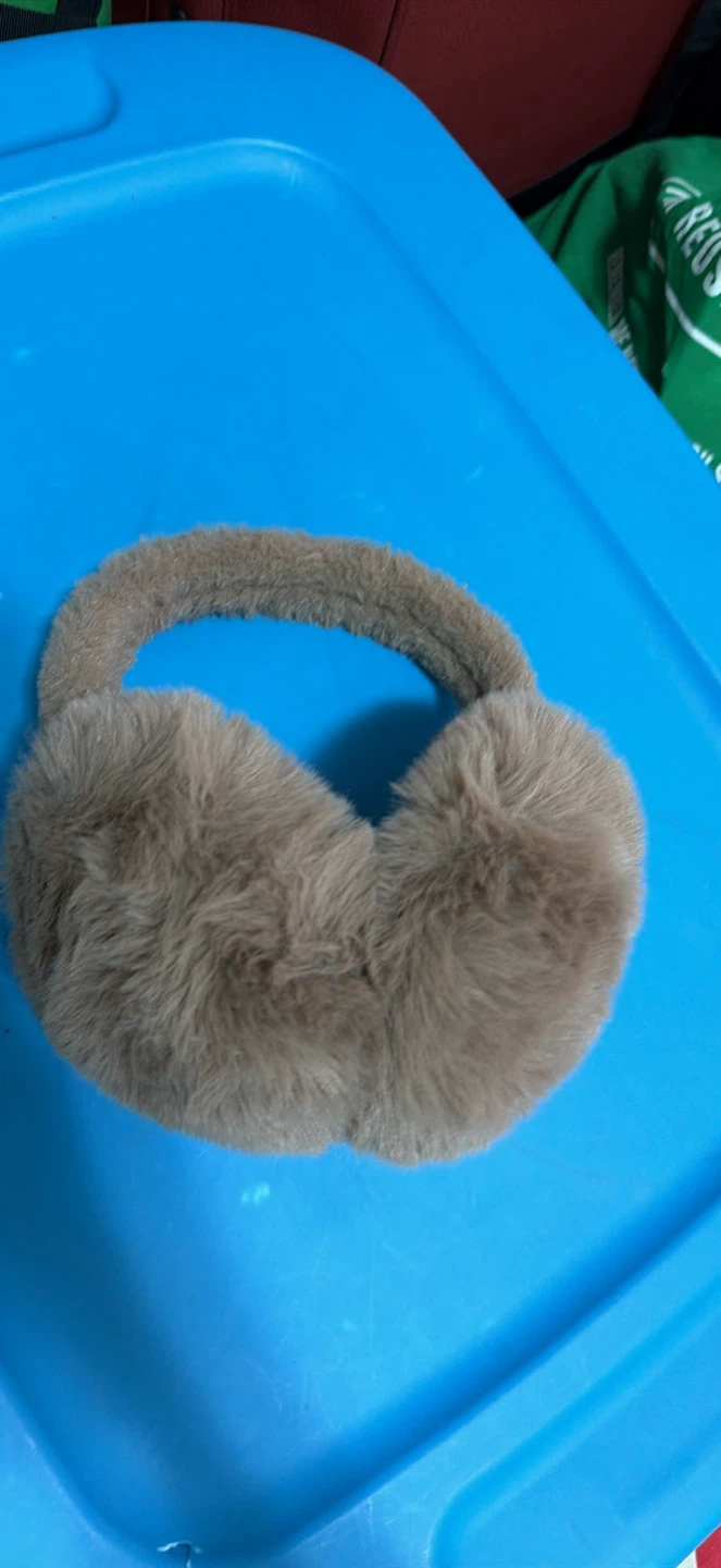 Tan Faux Fur Earmuffs