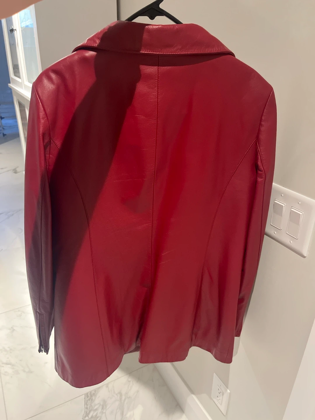 Danier Red Leather Jacket - photo 2
