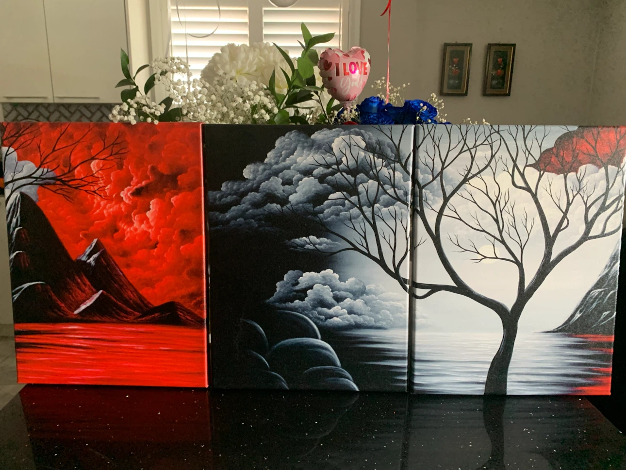 3-Piece Abstract Landscape Canvas Wall Art