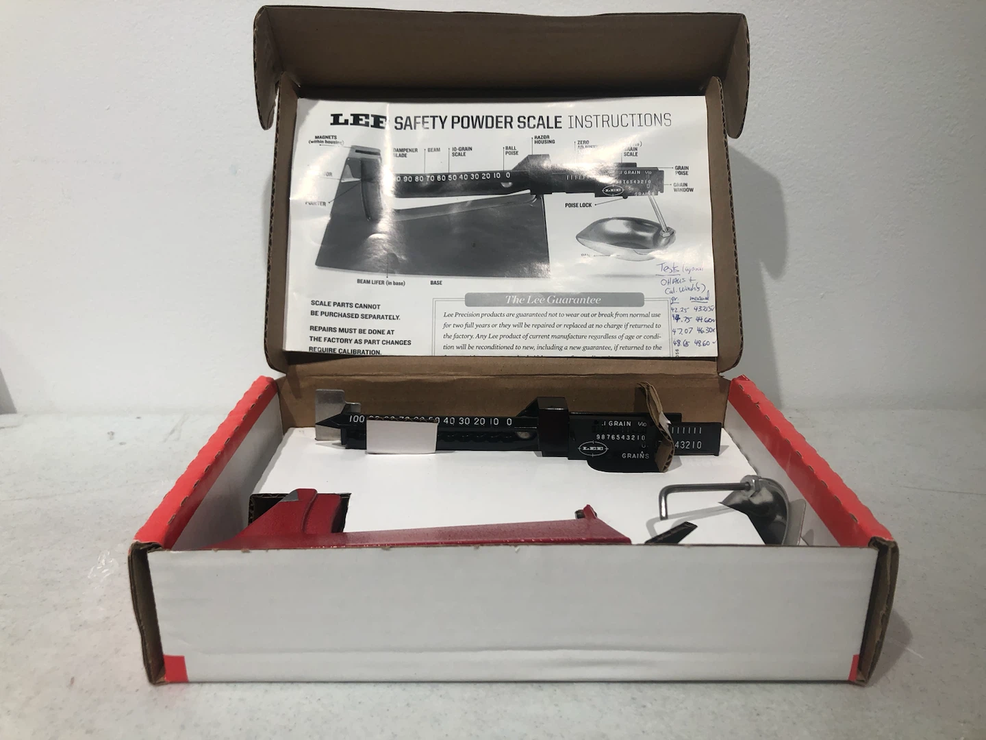 Lee Precision Safety Powder Scale - photo 2