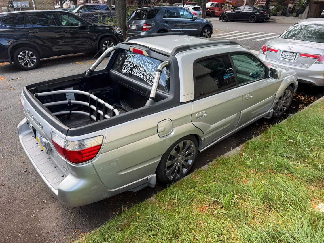 Subaru Baja Silver Pickup Truck
