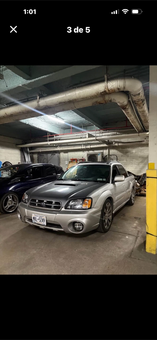 Subaru Baja Silver Pickup Truck - photo 3