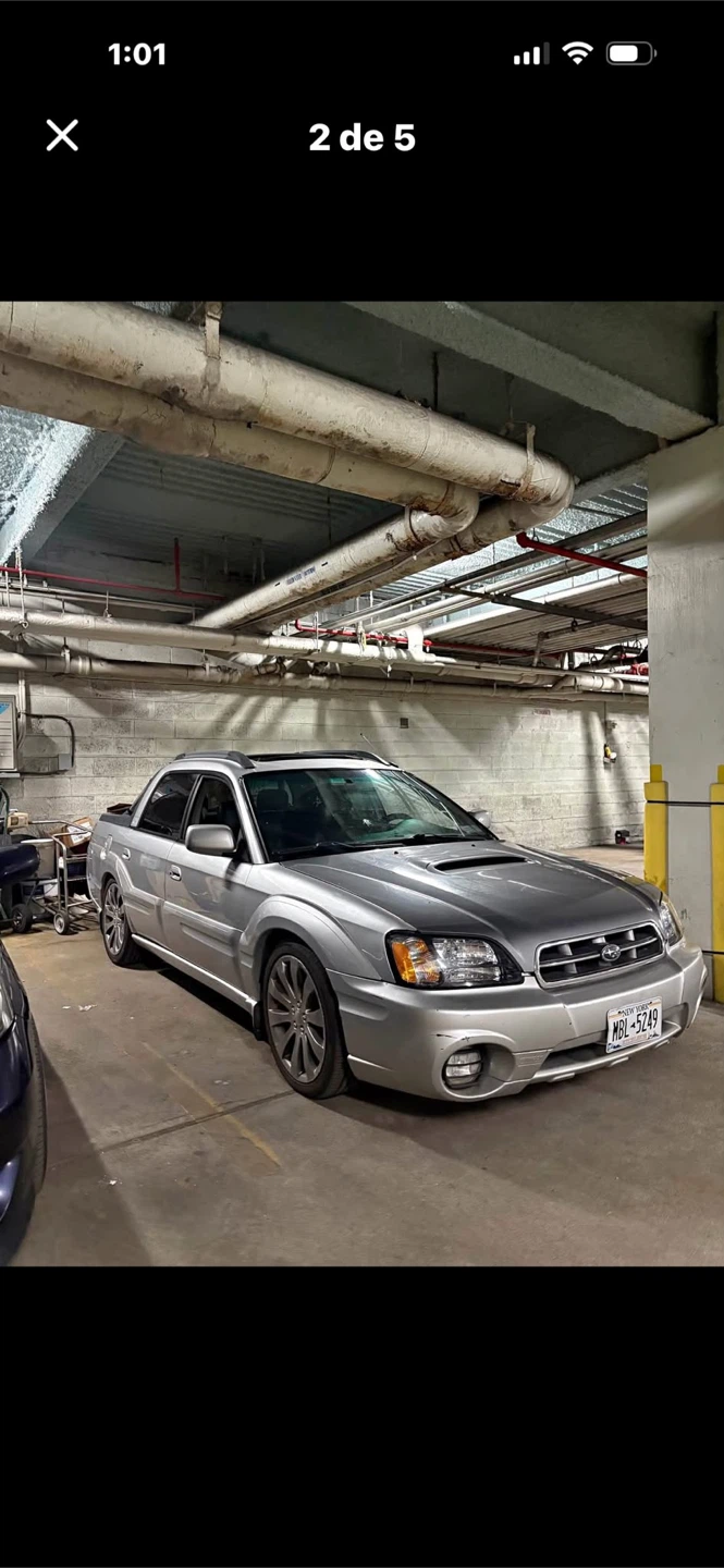 Subaru Baja Silver Pickup Truck - photo 4