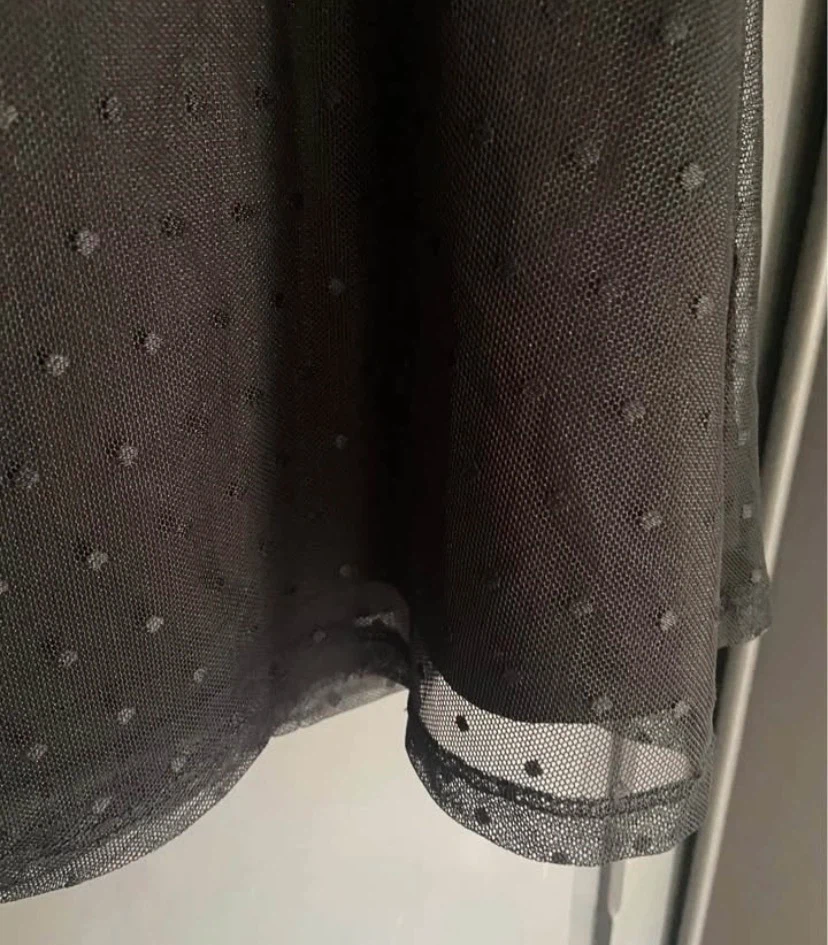 🏈 EUC Urban Kids Black Polka Dot Ruffle Dress 10-12 yrs - photo 3