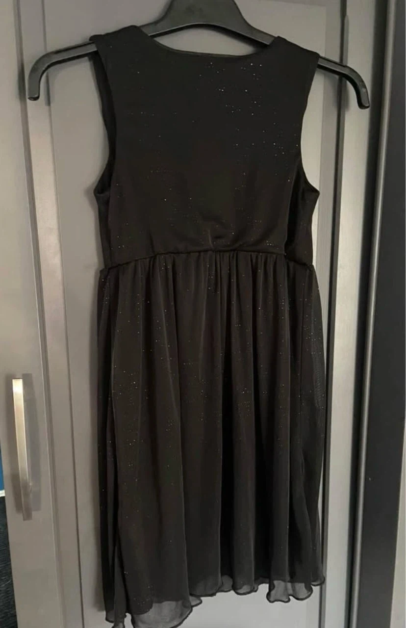 🏈 Newberry black glitter dress Size 10 - photo 2