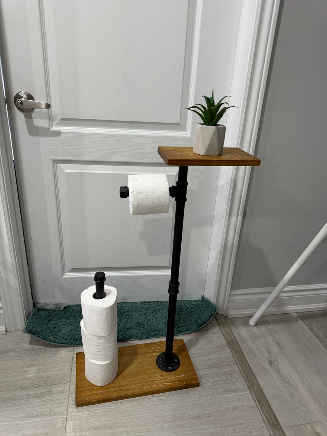 Industrial Style Toilet Paper Stand