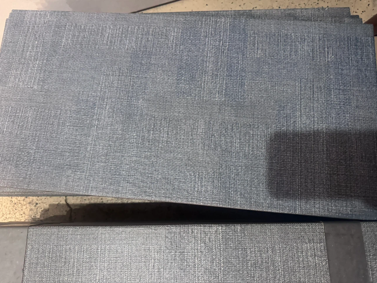 Blue Fabric-Look Wall Tiles 50$