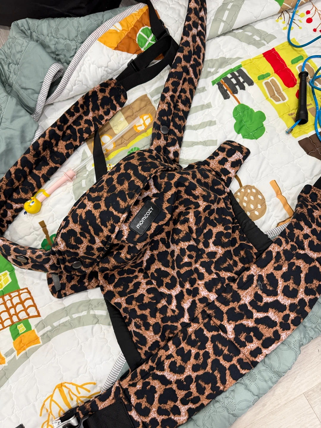 Momcozy Baby Carrier Leopard Print