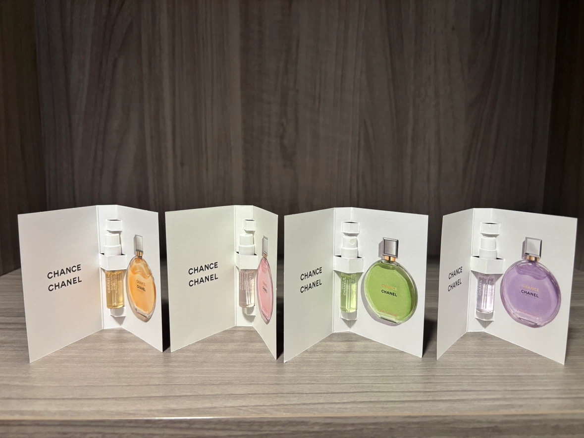 Chanel Chance Perfume Sample Set – 4 Different Scents, 4 × 1.5ml - photo 2