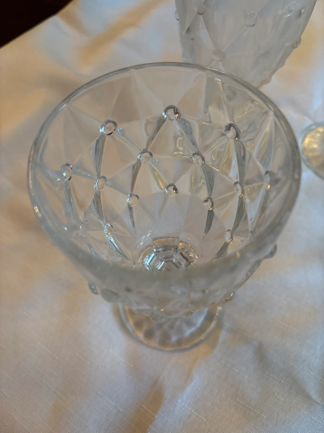 Set of 4 Textured Glass Goblets - photo 2