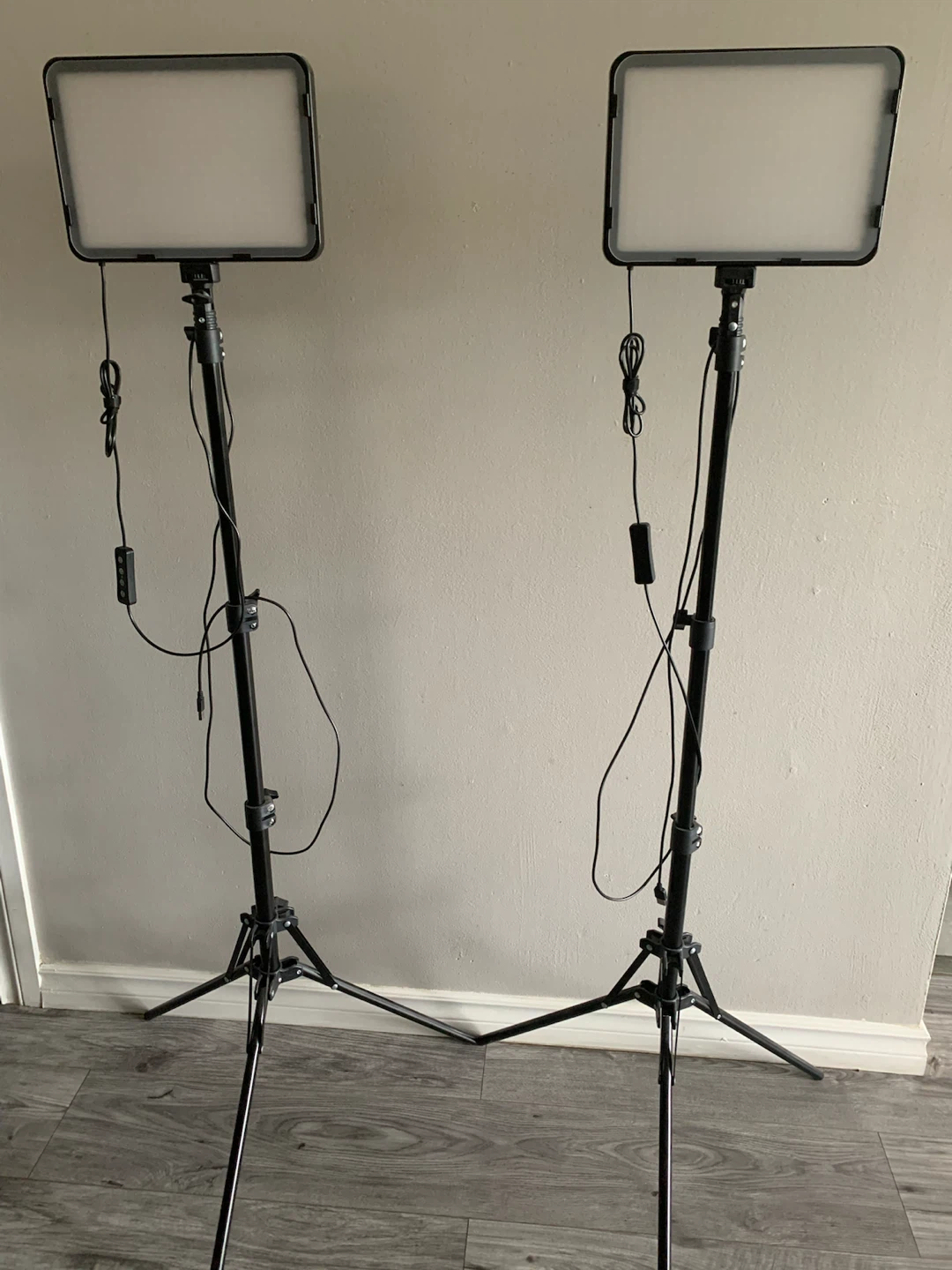2-Piece LED Studio Video Light Kit