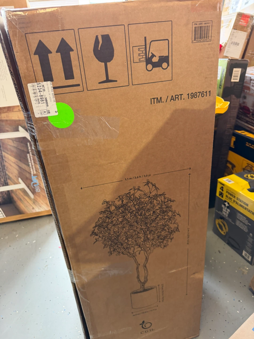 Lifelike Euonymus Tree 2m - photo 2
